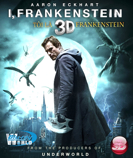 D204. Frankenstein - TÔI LÀ FRANKENSTEIN 3D 25G(DTS-HD MA 5.1)